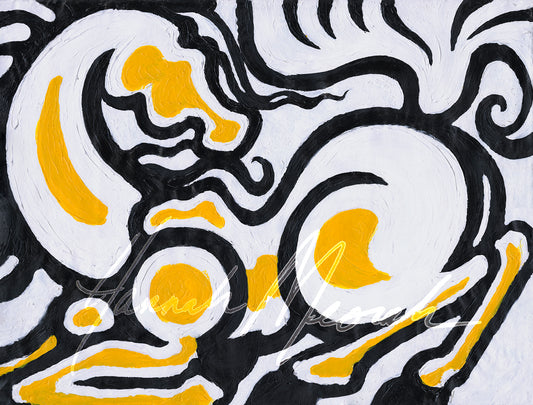 "Yellow White Horse"